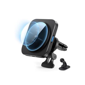شارژر و پایه ماشین بی سیم مغناطیسی Techsmarter با نگهدارنده هواکش